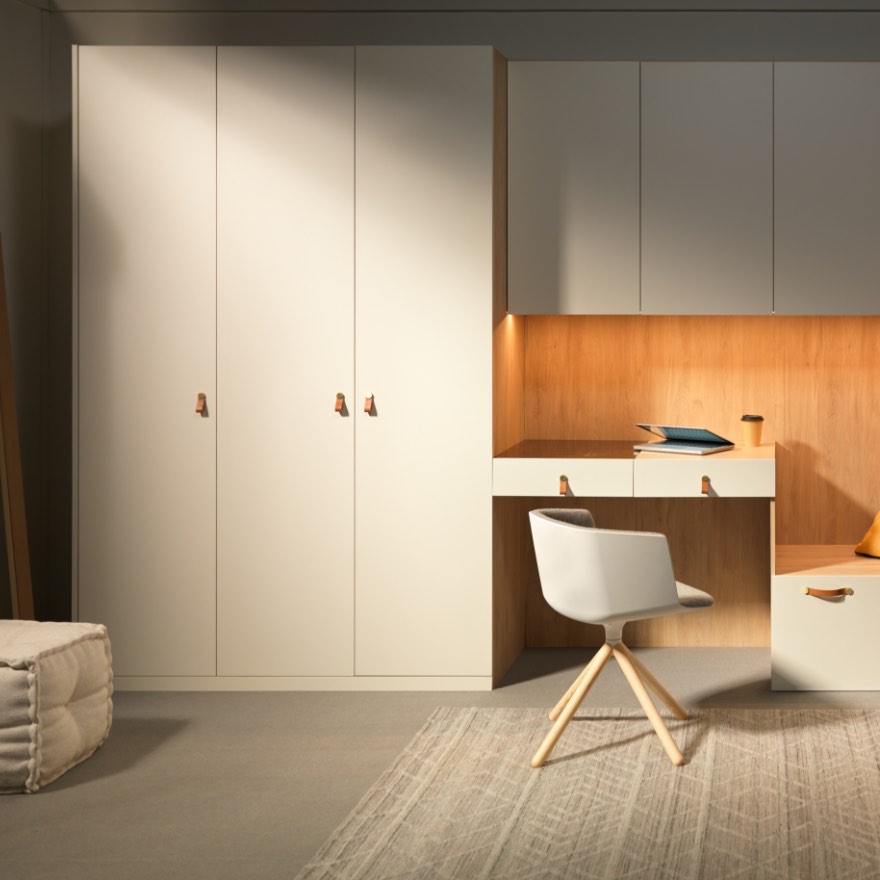 Armarios con puertas batientes y plegables