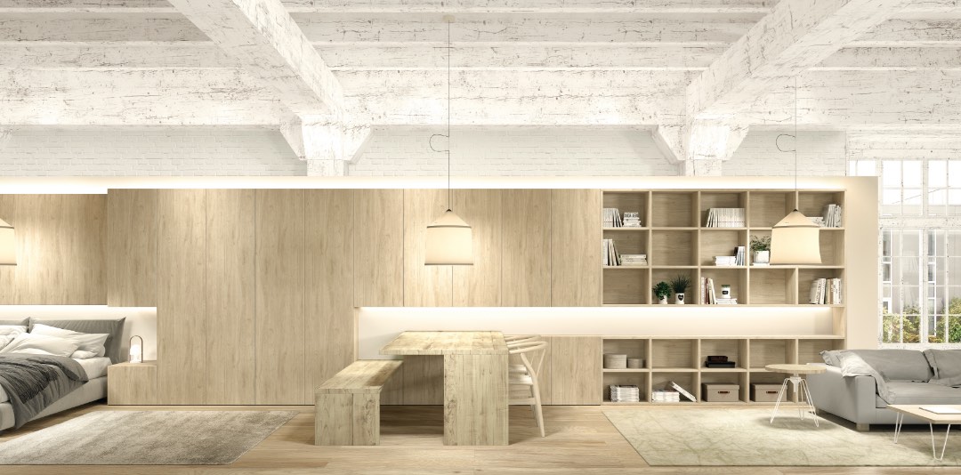 Melamina roble aurora