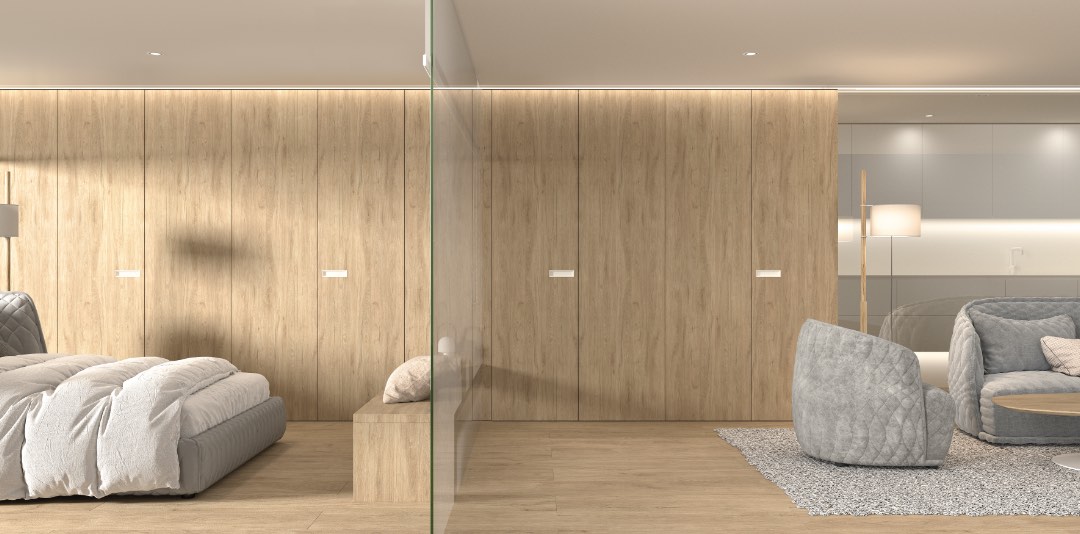 Melamina roble aurora