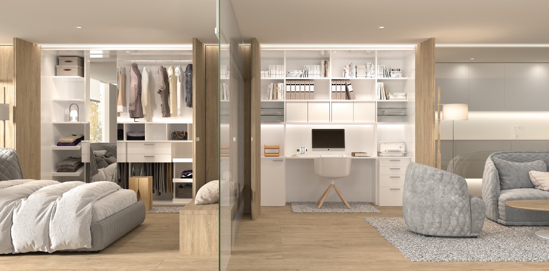 Melamina roble aurora | interior melamina blanco premium